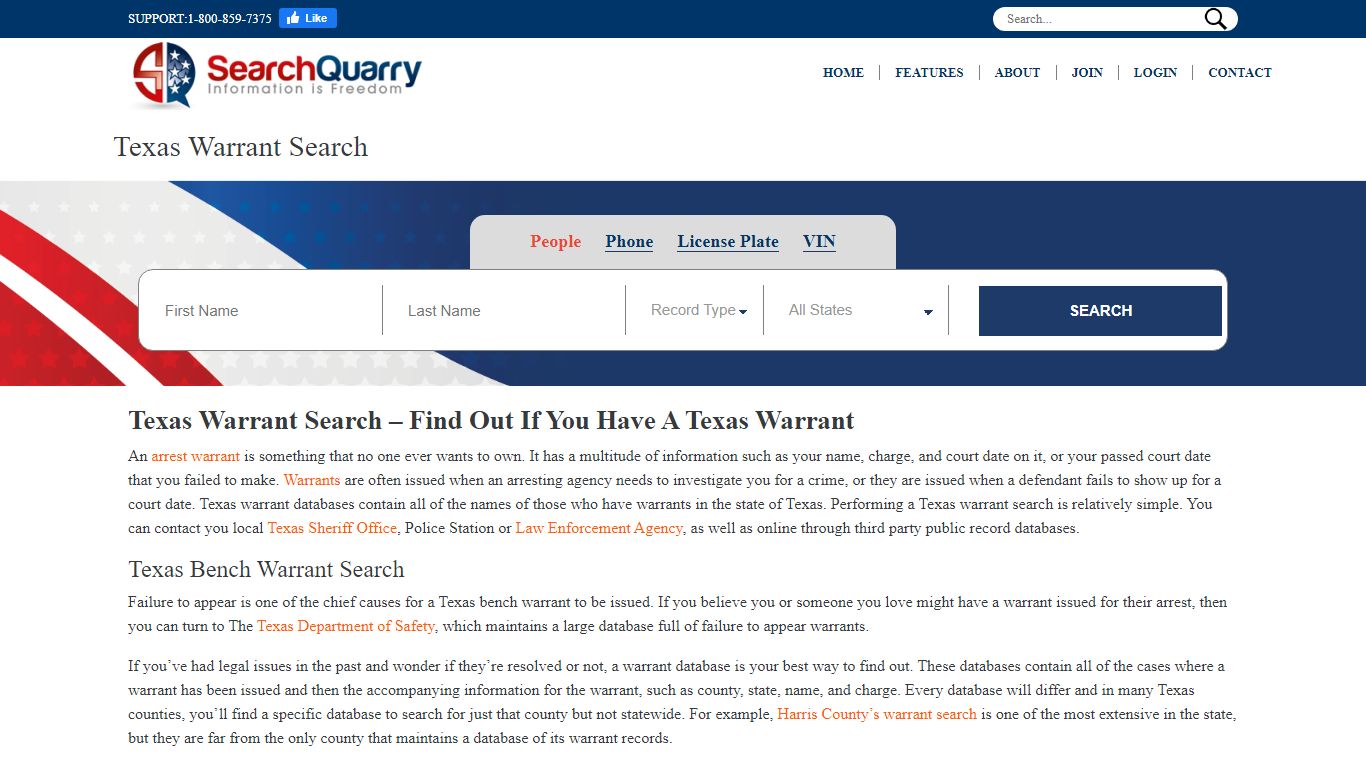 Free Texas Warrant Search | Enter A Name & View Texas Warrants Online